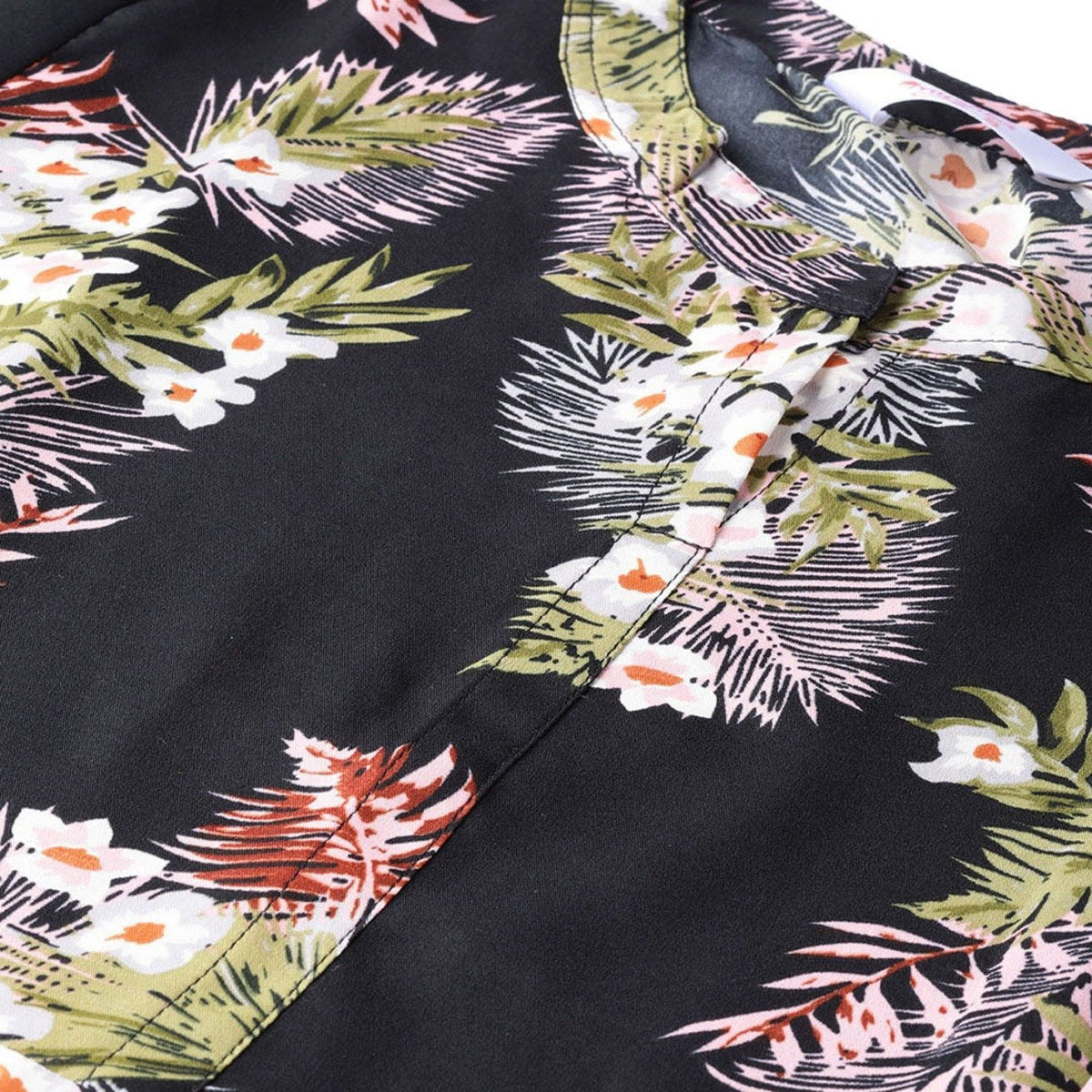 Women Blac Floral Printed Dress by Vartalaap (1 Pc Set)
